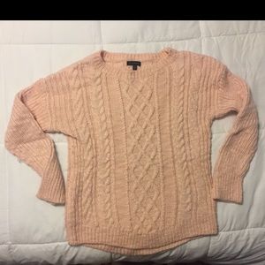 EUC Chunky oversized wool blend sweater